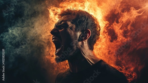 hot-tempered behavior photo