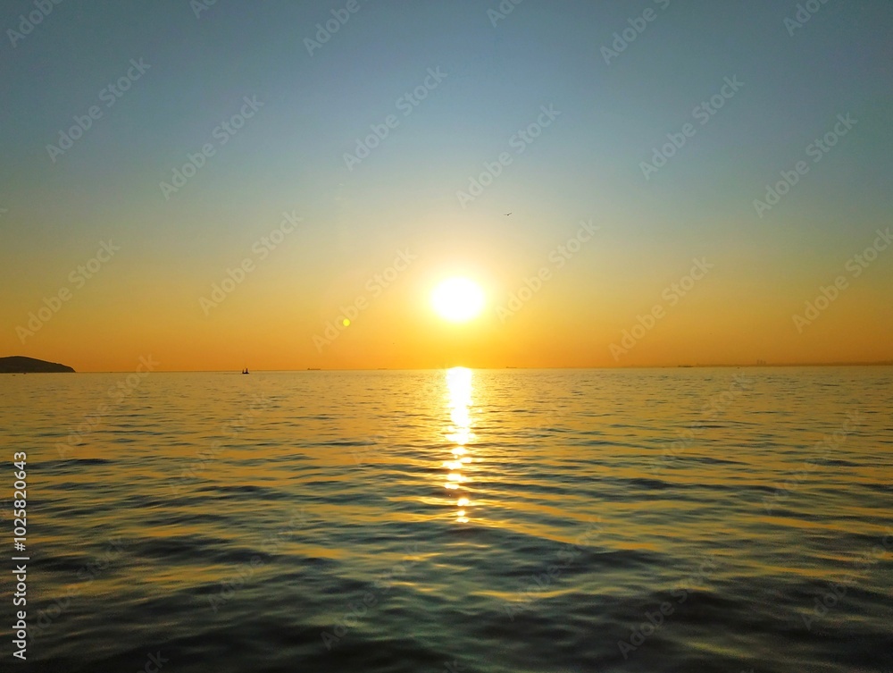 sunset in the Sea of Marmara sunset in the Sea of Marmara