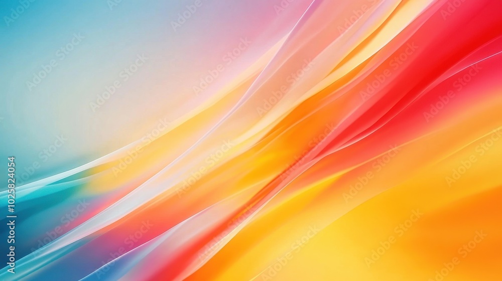 Obraz premium Bright and Bold Gradient Background with High Contrast