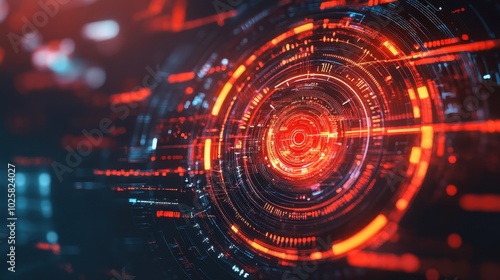 Wallpaper Mural Futuristic 3D Interactive UI Background Design Torontodigital.ca