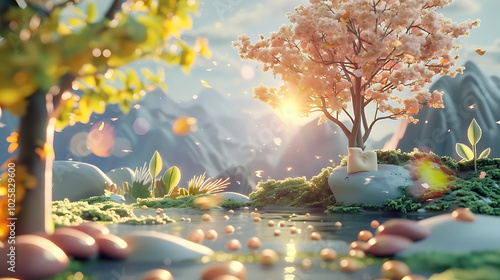 cute cartoon background