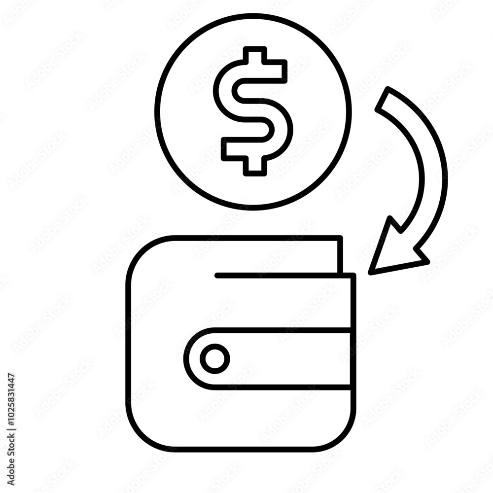 ROI, return of investment icon ROI, return of investment icon