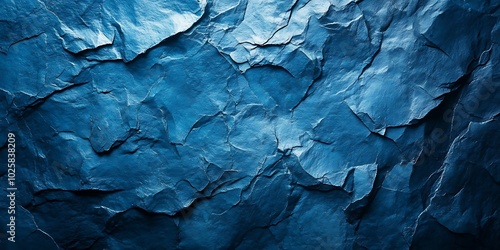 Wallpaper Mural Textured blue crumpled paper background. Torontodigital.ca