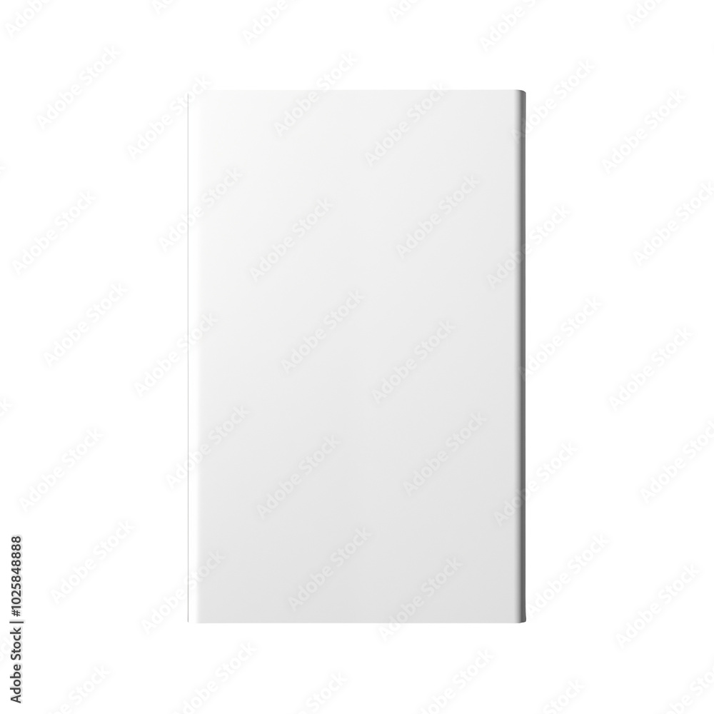 Blank white notebook resting on a surface, ready for creative writing or artwork in a well-lit environment Blank white notebook resting on a surface, ready for creative writing or artwork in a well-lit environment