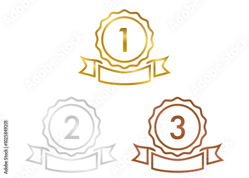 アワードと表彰、月桂樹、ローリエのアイコンセット14