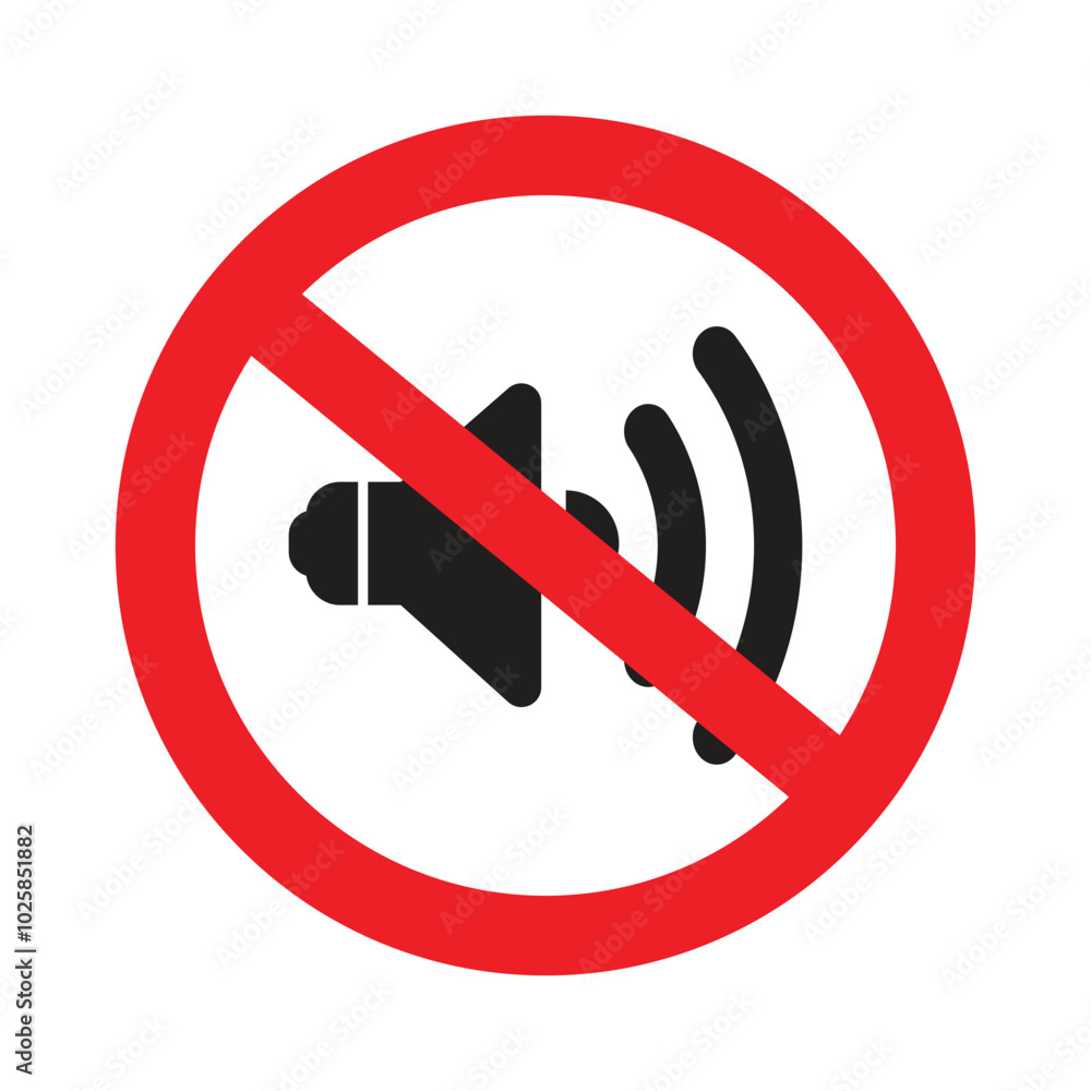 No speaker. no sound icon. Volume Off symbol. Vector illustration No speaker. no sound icon. Volume Off symbol. Vector illustration