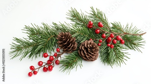 The Christmas Pine Cone Arrangement