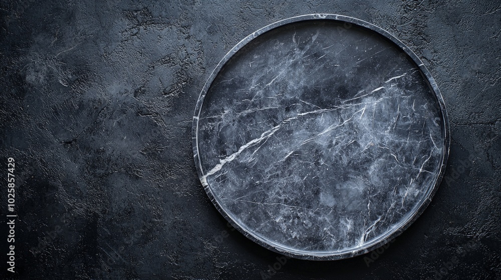 Marble Serving Tray, elegant round marble tray against a dark backdrop, showcasing its smooth surface and refined design, perfect for stylish entertaining or decor. Marble Serving Tray, elegant round marble tray against a dark backdrop, showcasing its smooth surface and refined design, perfect for stylish entertaining or decor.