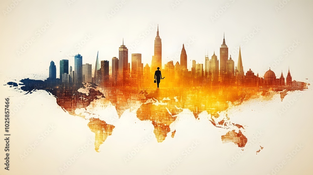 Vector graphic representing various human rights movements across the globe Vector graphic representing various human rights movements across the globe