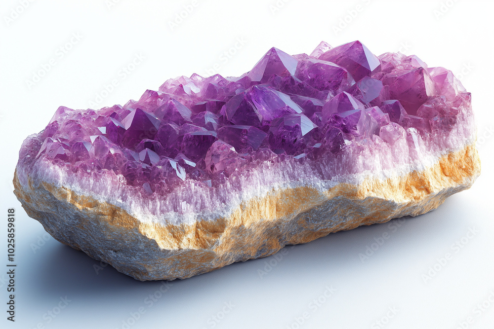 amethyst isolated on white background amethyst isolated on white background