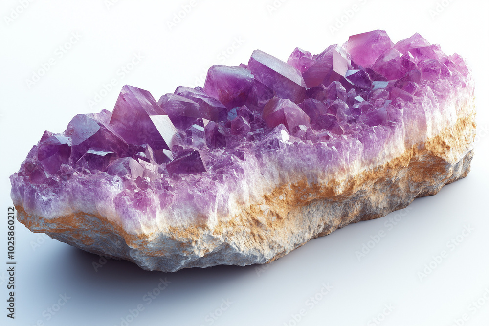 amethyst isolated on white background amethyst isolated on white background