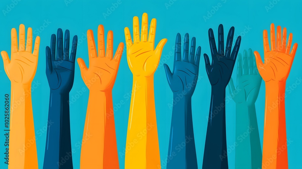 Vector illustration of a celebration event honoring workers from all sectors Vector illustration of a celebration event honoring workers from all sectors