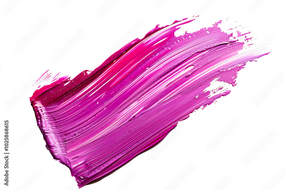 pink colored pain stroke isolated on transparent background pink colored pain stroke isolated on transparent background