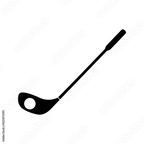 golf club icon. crossed golf sticks icon.
