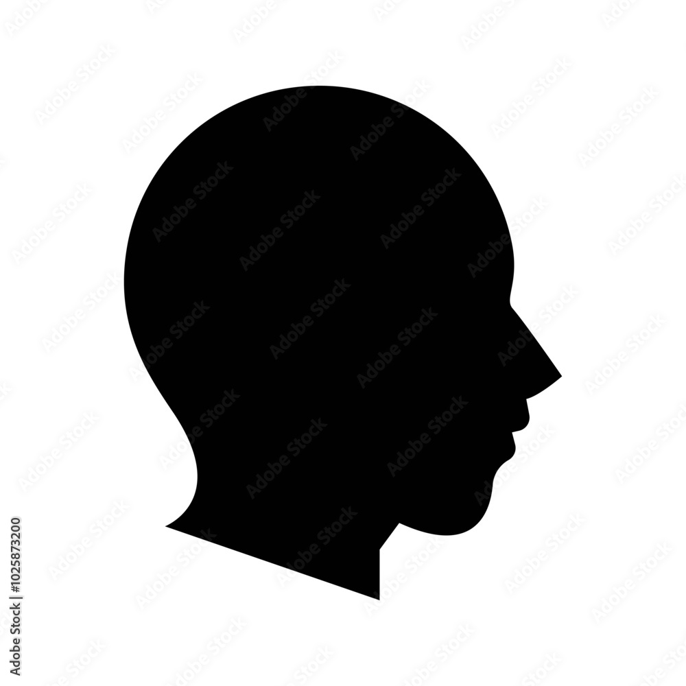 head icon. human head icon head icon. human head icon