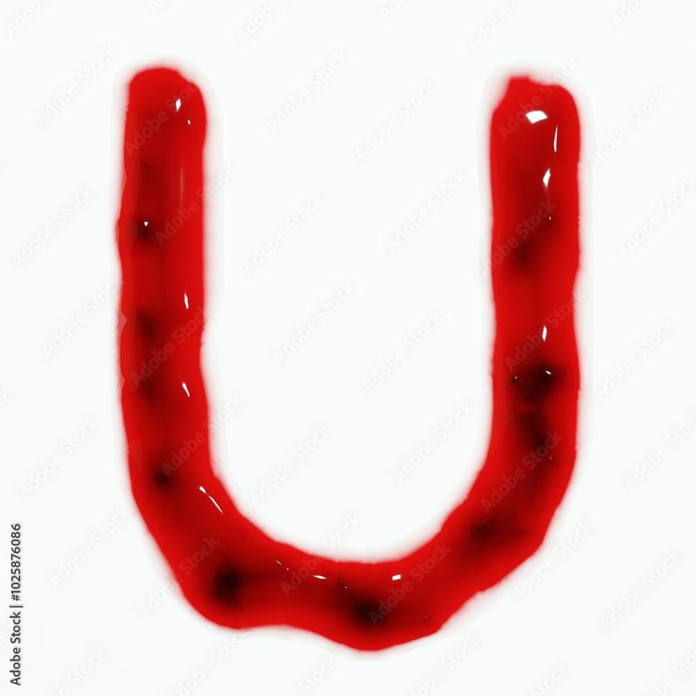 3d render of isolated blood or red wine alphabet letters top view. 3d render of isolated blood or red wine alphabet letters top view.