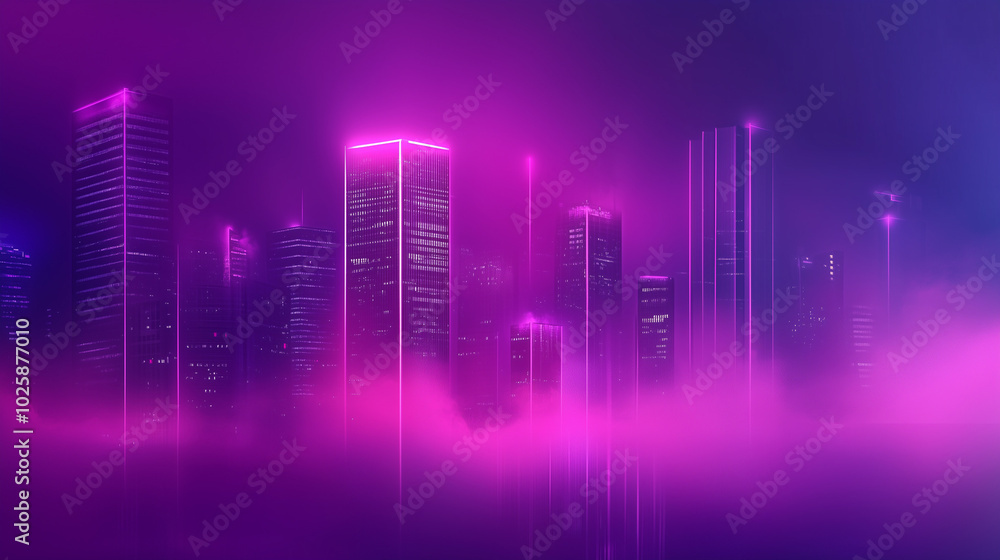 city skyline at night city skyline at night