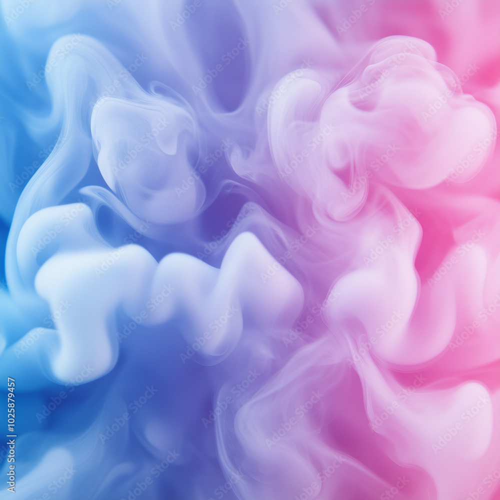 Obraz premium pink and blue smoke