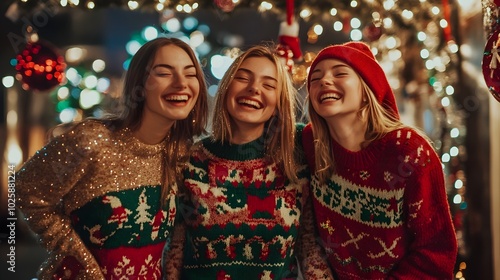 Friends Laughing and Posing...