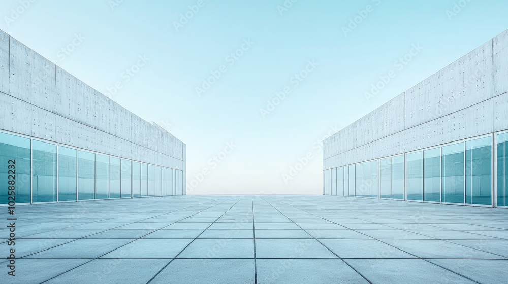 Fototapeta premium Modern Urban Architecture Square