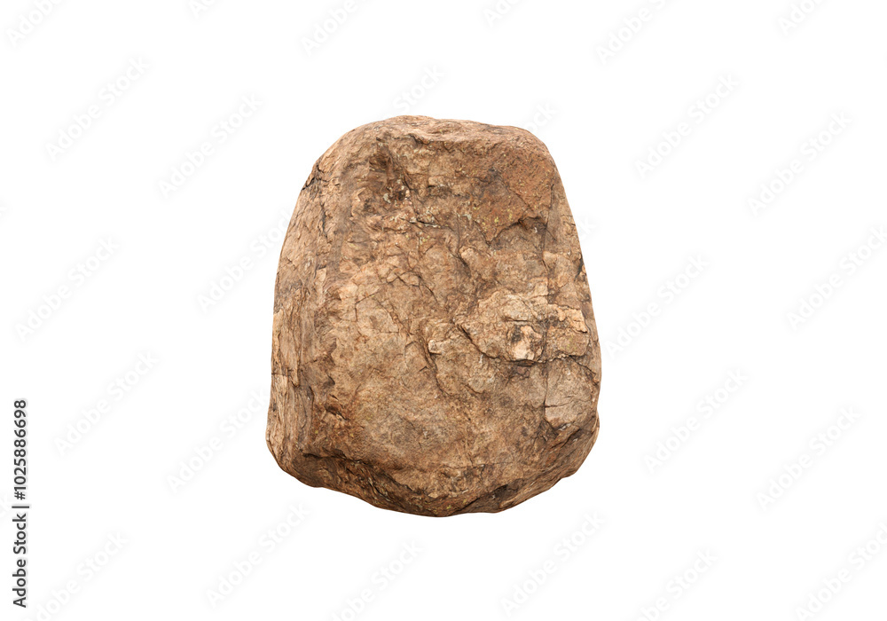 Brown Rock Stone Podium, transparent background Brown Rock Stone Podium, transparent background