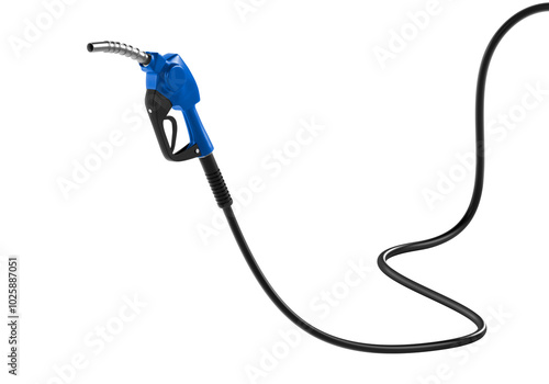 gasoline injector gasoline pump, transparent background