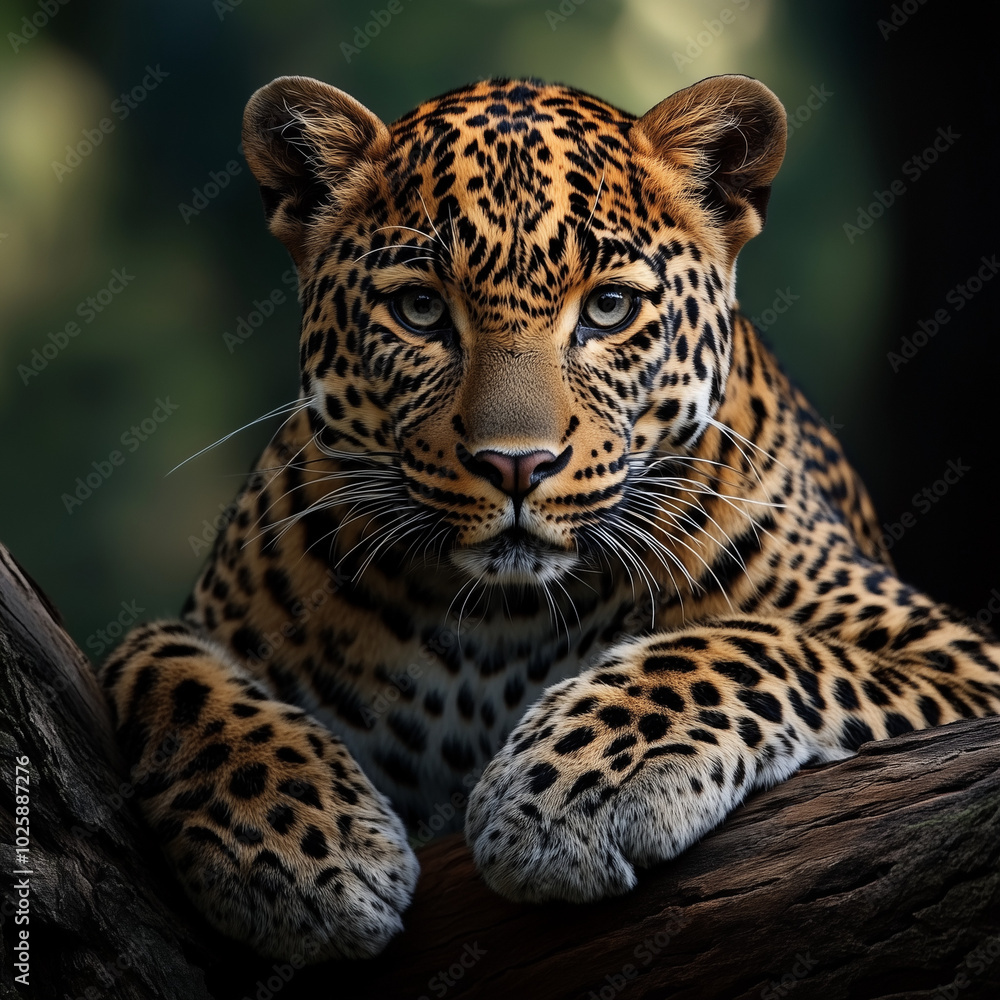 portrait of a leopard portrait of a leopard
