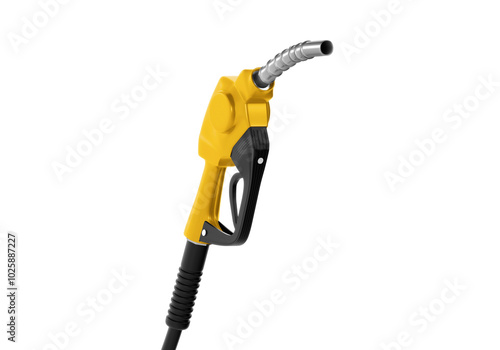 gasoline injector gasoline pump, transparent background