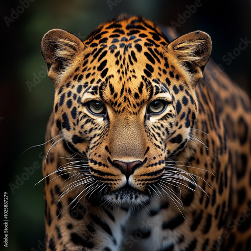 portrait of a leopard