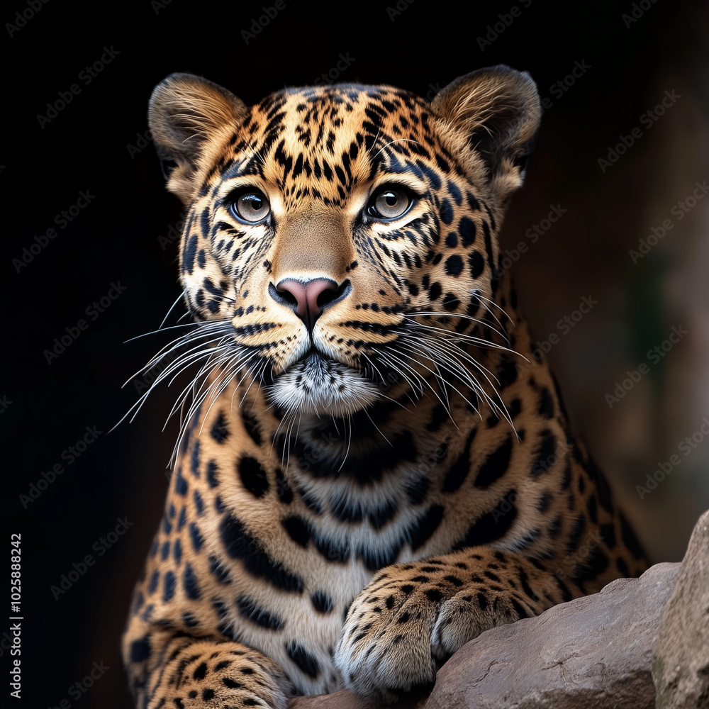 Fototapeta premium portrait of a leopard