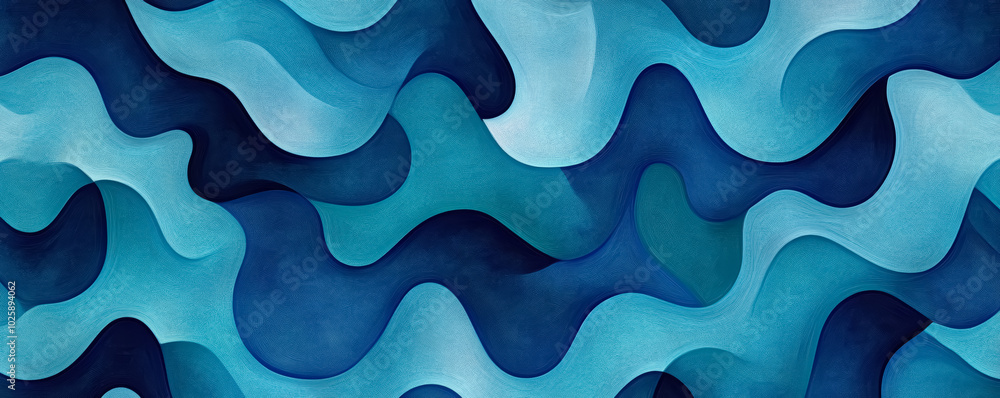 Abstract water ocean wave, dark blue, light blue and aqua smooth curves texture background. Abstract water ocean wave, dark blue, light blue and aqua smooth curves texture background.