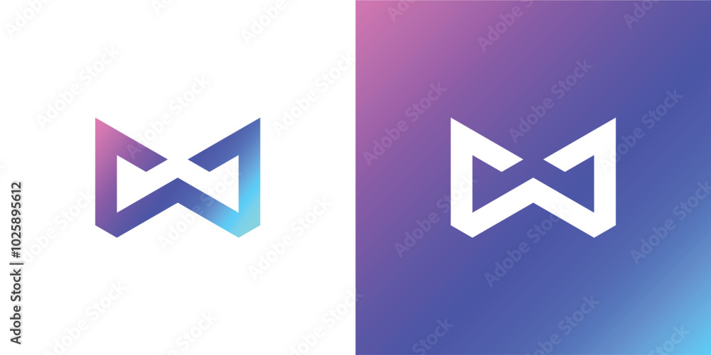 letter W logo simple initial w monogram logo vector template letter W logo simple initial w monogram logo vector template