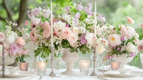 Elegant Floral Centerpiece for Spring Celebration