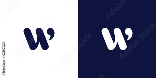 W logo design