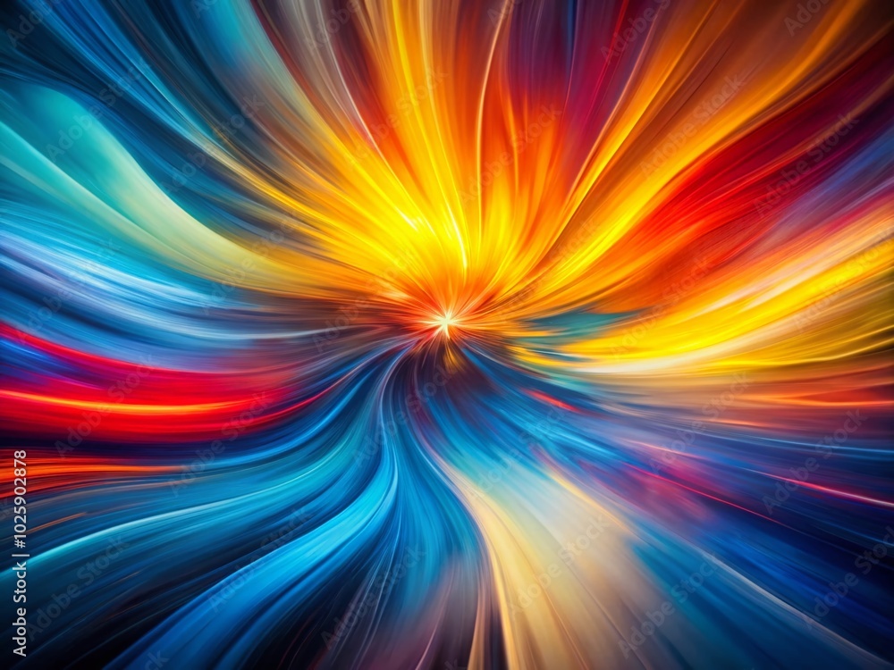 Obraz premium Abstract Light Background with Long Exposure Effects for Creative Visuals
