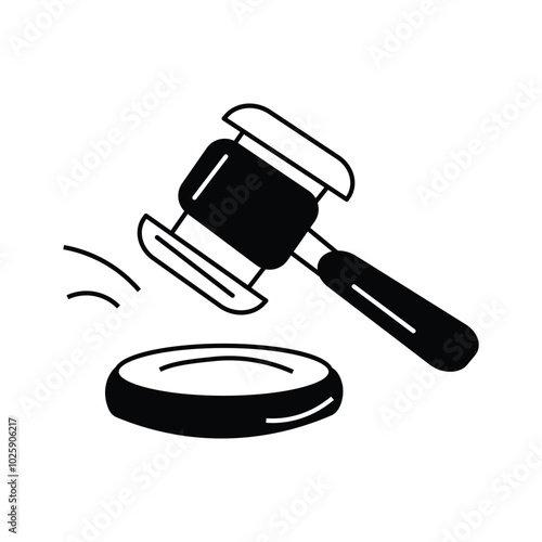 An auction hammer representing an art auction event