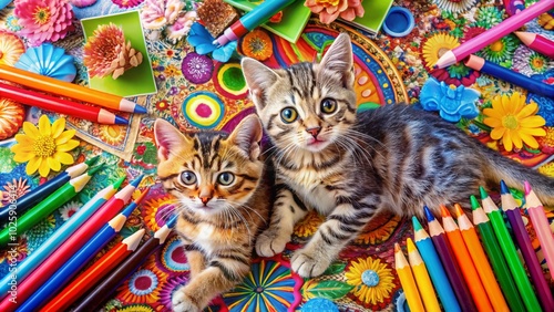 Adorable Kittens Coloring Pages Printable for Creative Kids and Adults