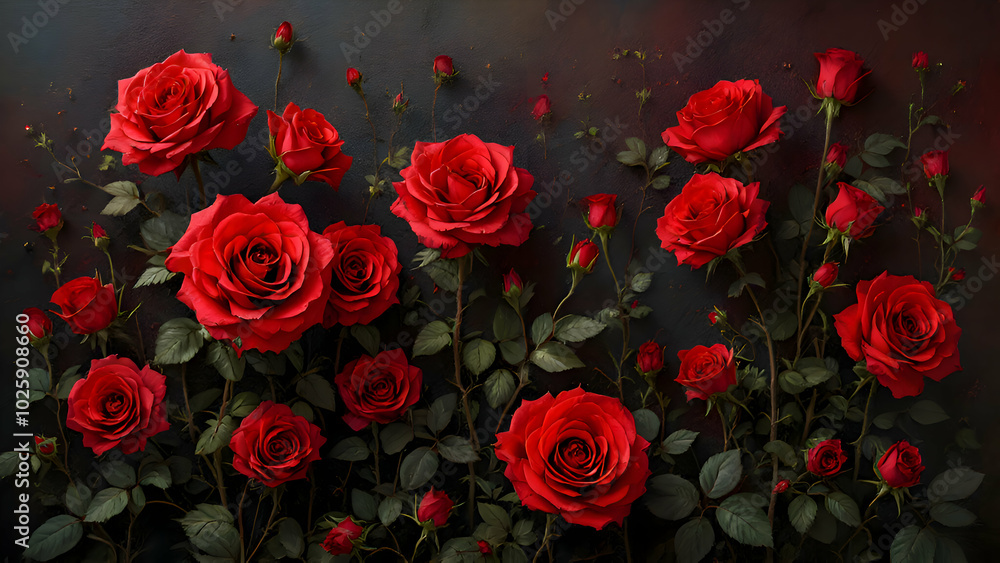 red roses background red roses background