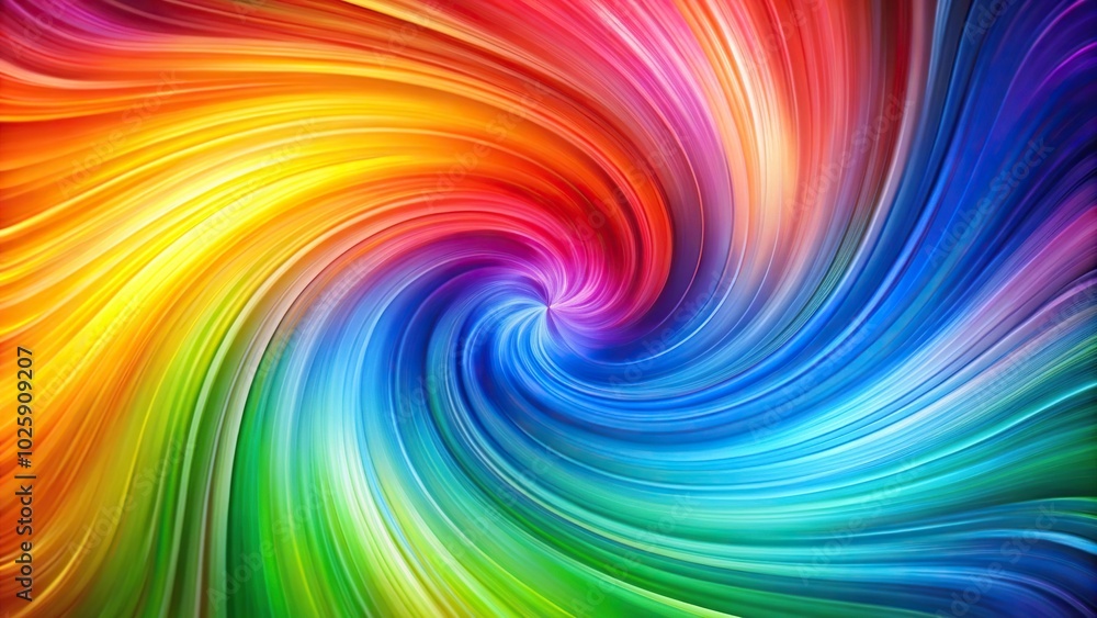 Colorful abstract background featuring rainbow swirls and spirals Colorful abstract background featuring rainbow swirls and spirals