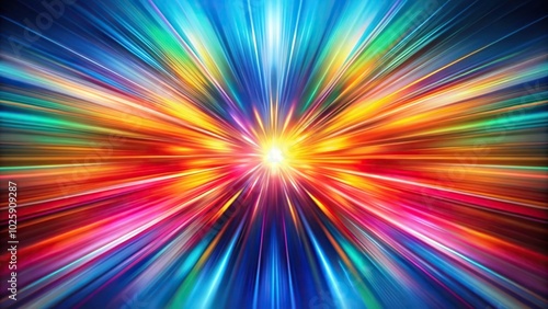 Colorful abstract background with a sense of movement and depth of field