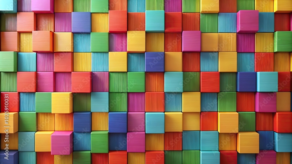Colorful abstract geometric background with textured rectangular blocks Colorful abstract geometric background with textured rectangular blocks