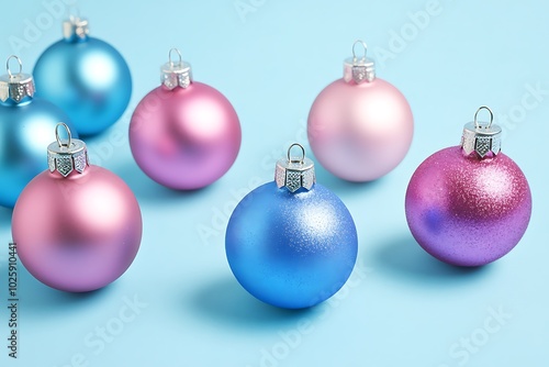 Christmas decorations on the background. festive background