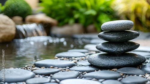 Peaceful Zen Garden with Sm...