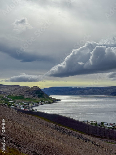 Landscape in Iceland, Patreksfjörður photo