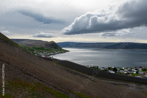 Landscape in Iceland, Patreksfjörður photo