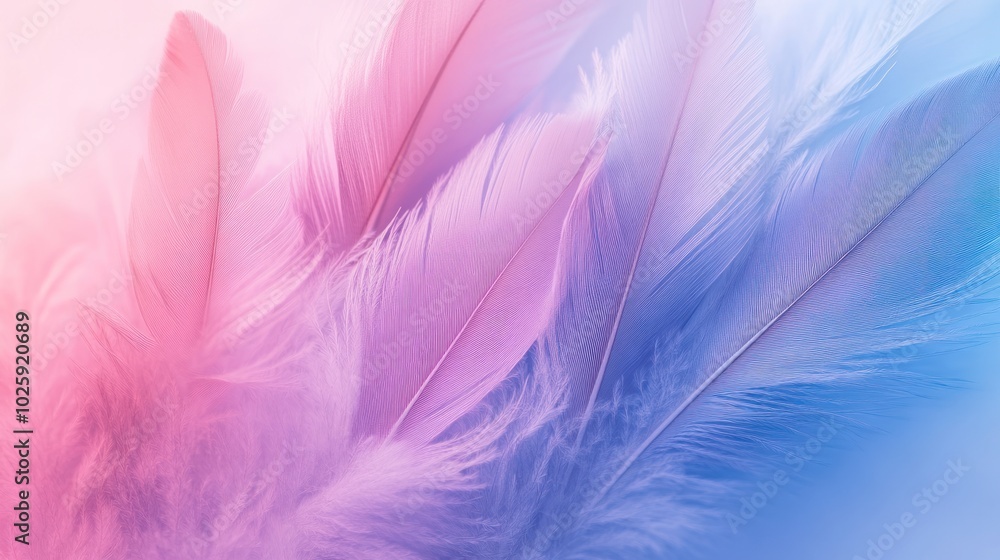 Soft Pastel Feathers Soft Pastel Feathers