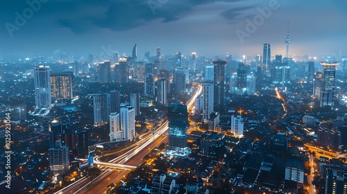 Wallpaper Mural IT Specialist Monitoring Network Stats on Futuristic Interface, Business Theme, Portrait Shot, IT Specialist, Network Monitoring Torontodigital.ca