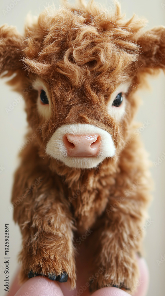 cow in a hand cow in a hand