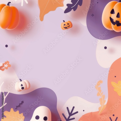 Halloween Greeting Card Background