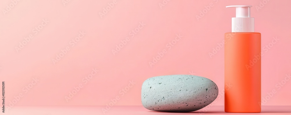 Minimalist product concept with clean lines and soft textures, modern aesthetic, 3D illustration Minimalist product concept with clean lines and soft textures, modern aesthetic, 3D illustration